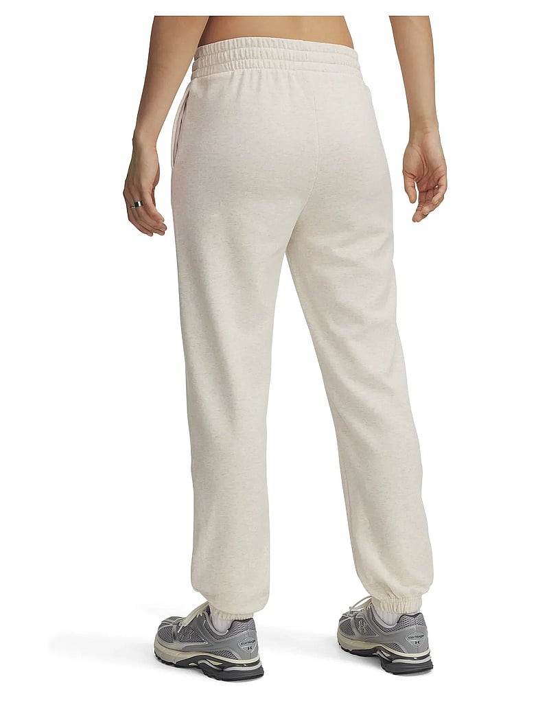 Under Armour - UA Rival Terry Joggers - träningsbyxor - oatmeal light heather - 3