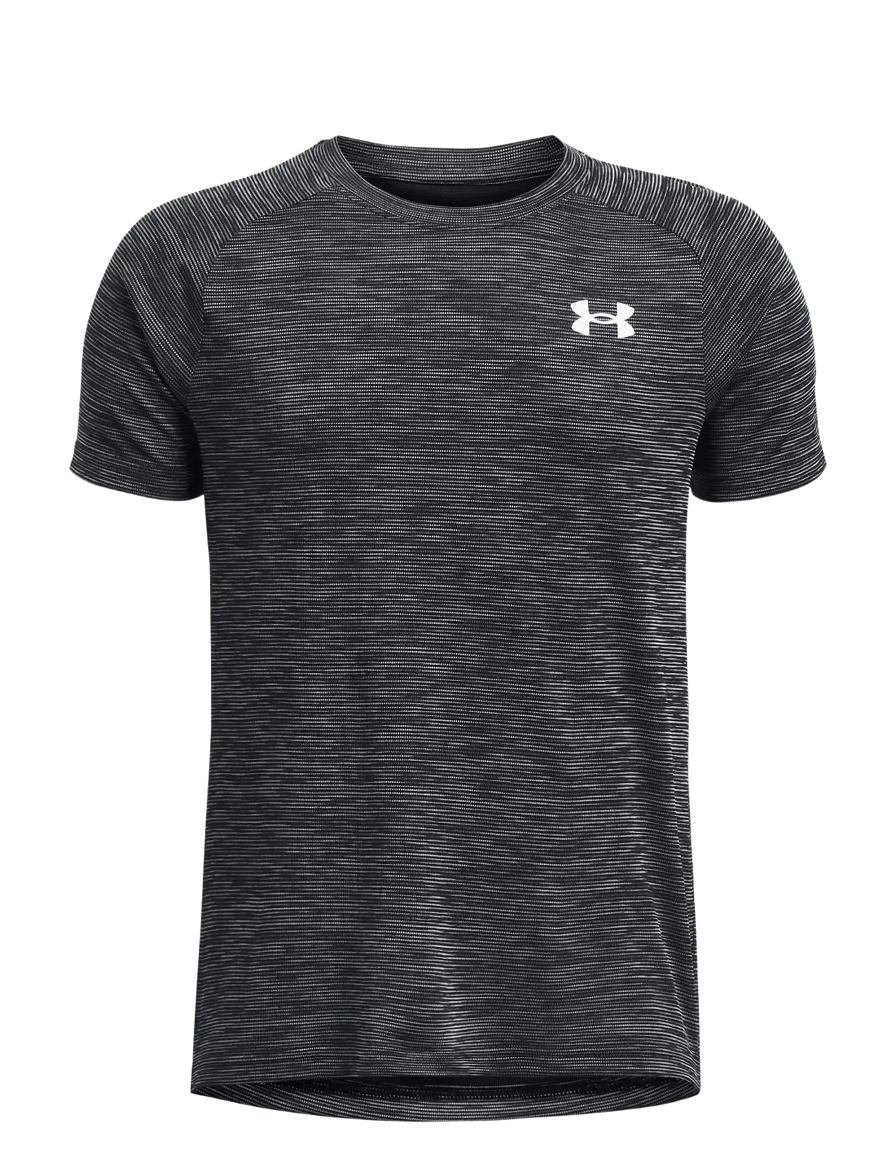 Under Armour UA Tech Textured SS - Overdele - BLACK / grey