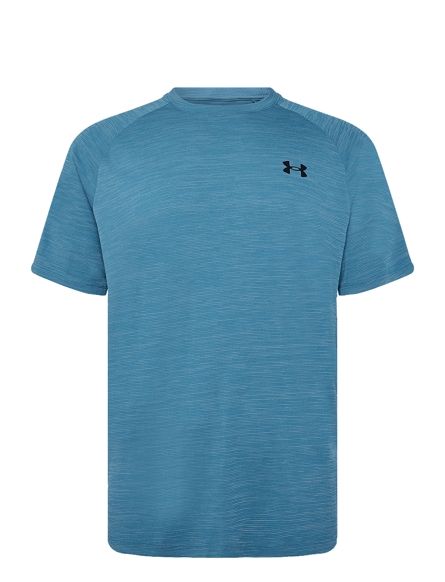 Under Armour - UA Tech Textured SS - t-shirts - aegean blue - 1