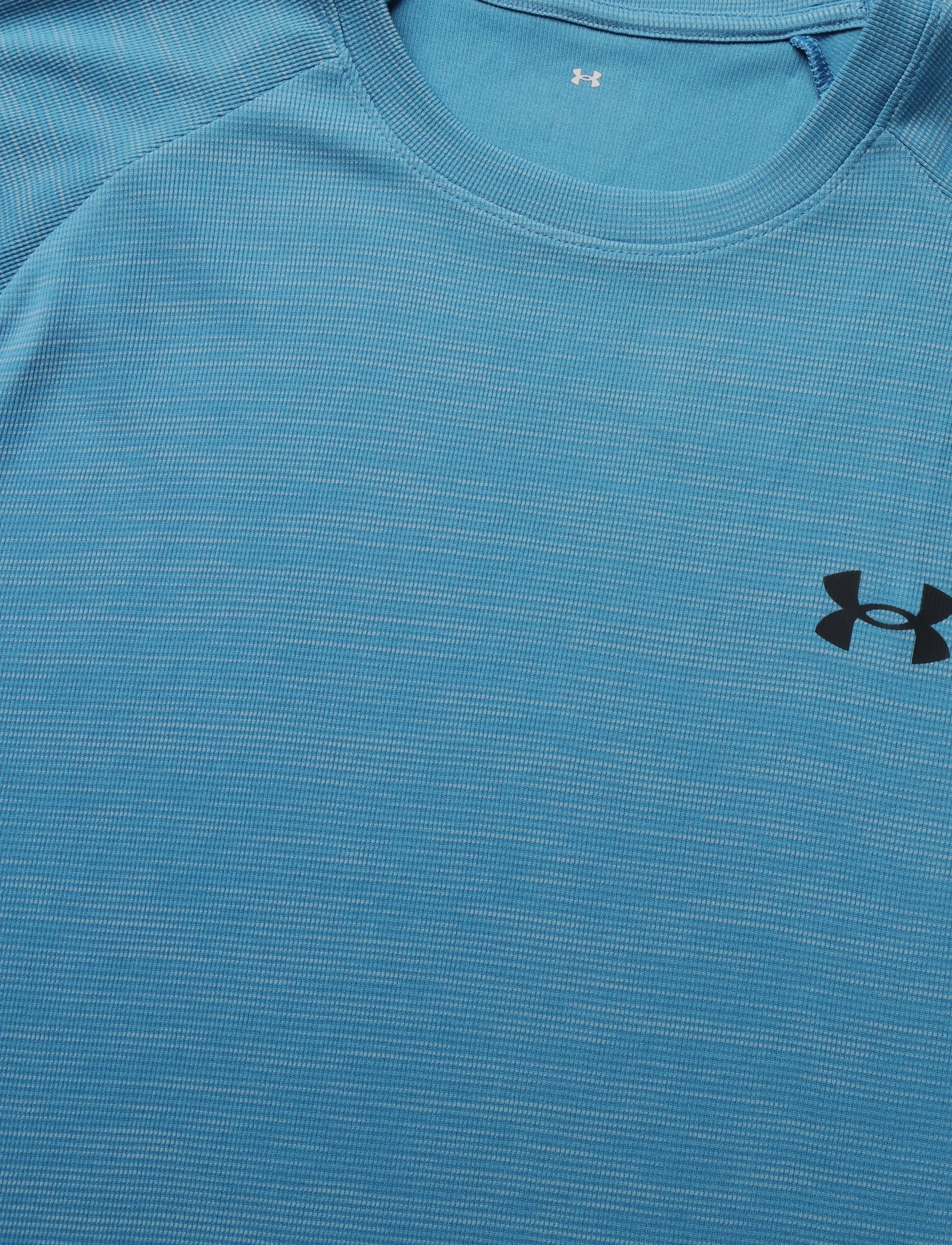 Under Armour - UA Tech Textured SS - t-shirts - aegean blue - 5