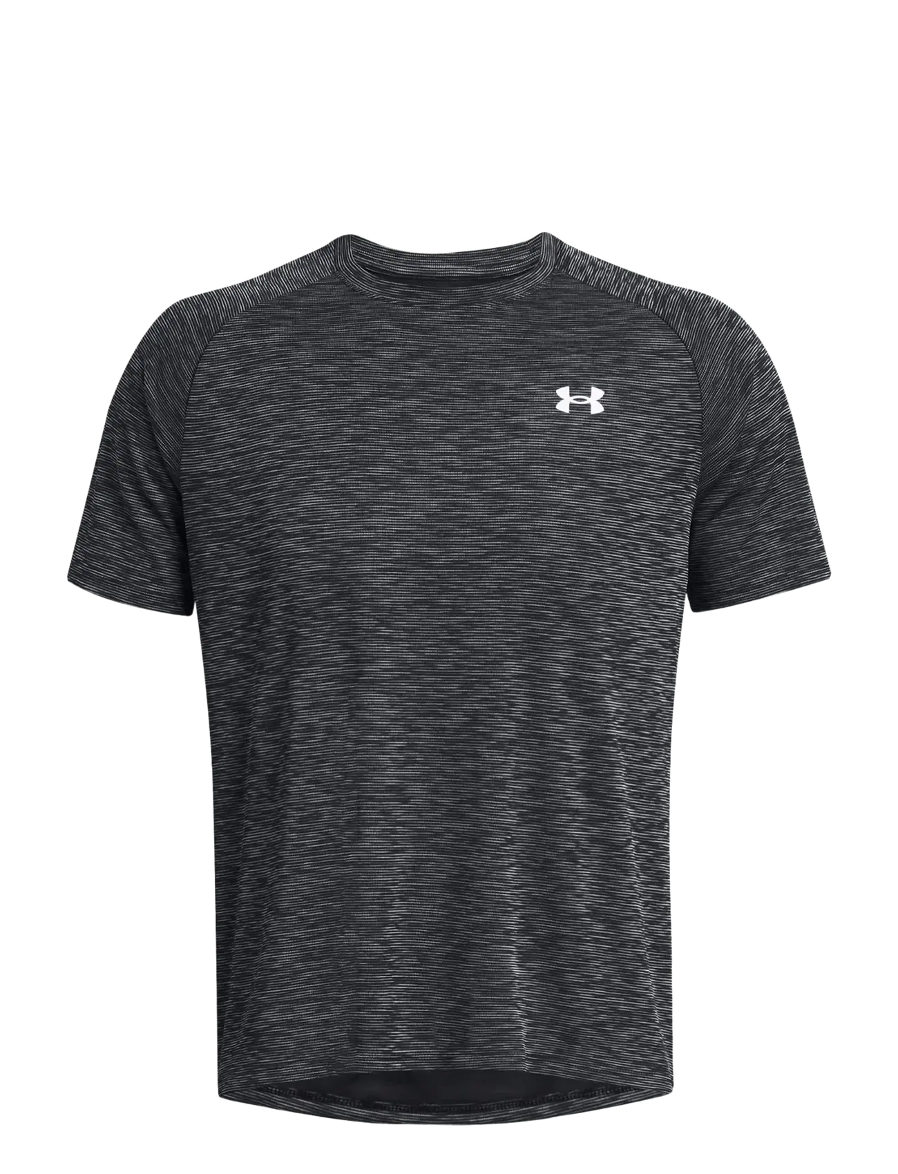 Under Armour UA Tech Textured SS - Toppar - BLACK / grey