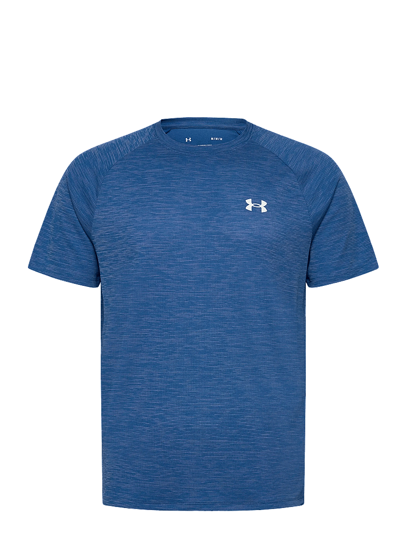 Under Armour - UA Tech Textured SS - t-shirts - blue atlantis - 1