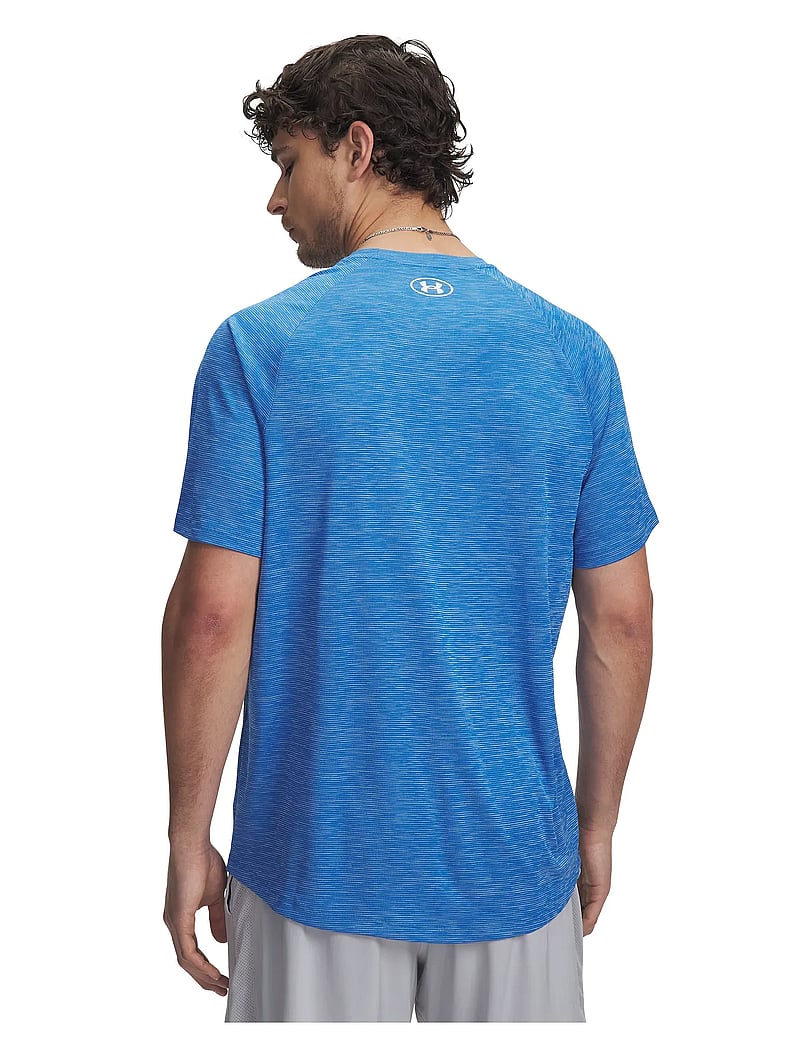 Under Armour - UA Tech Textured SS - t-shirts - blue atlantis - 3