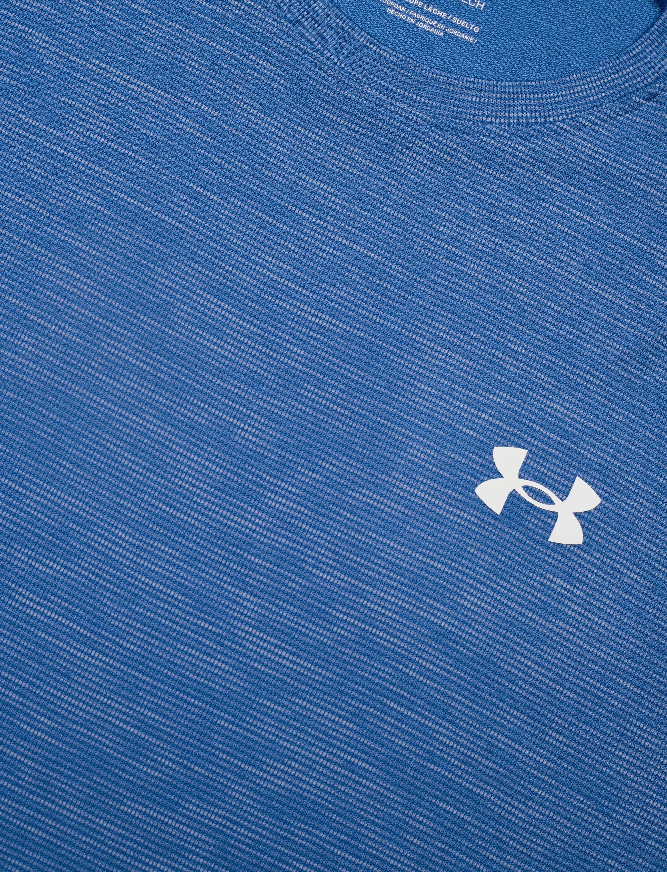 Under Armour - UA Tech Textured SS - t-shirts - blue atlantis - 5