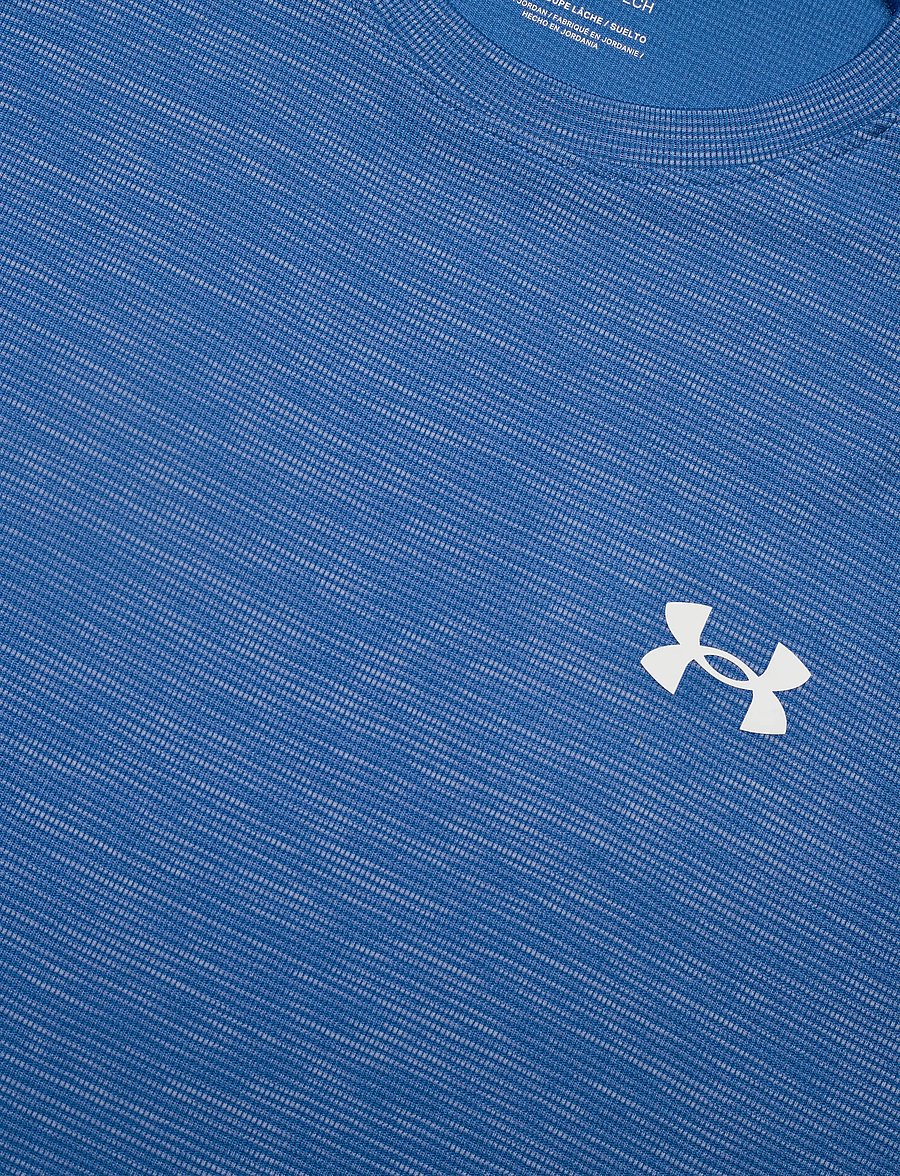 Under Armour - UA Tech Textured SS - t-shirts - blue atlantis - 5