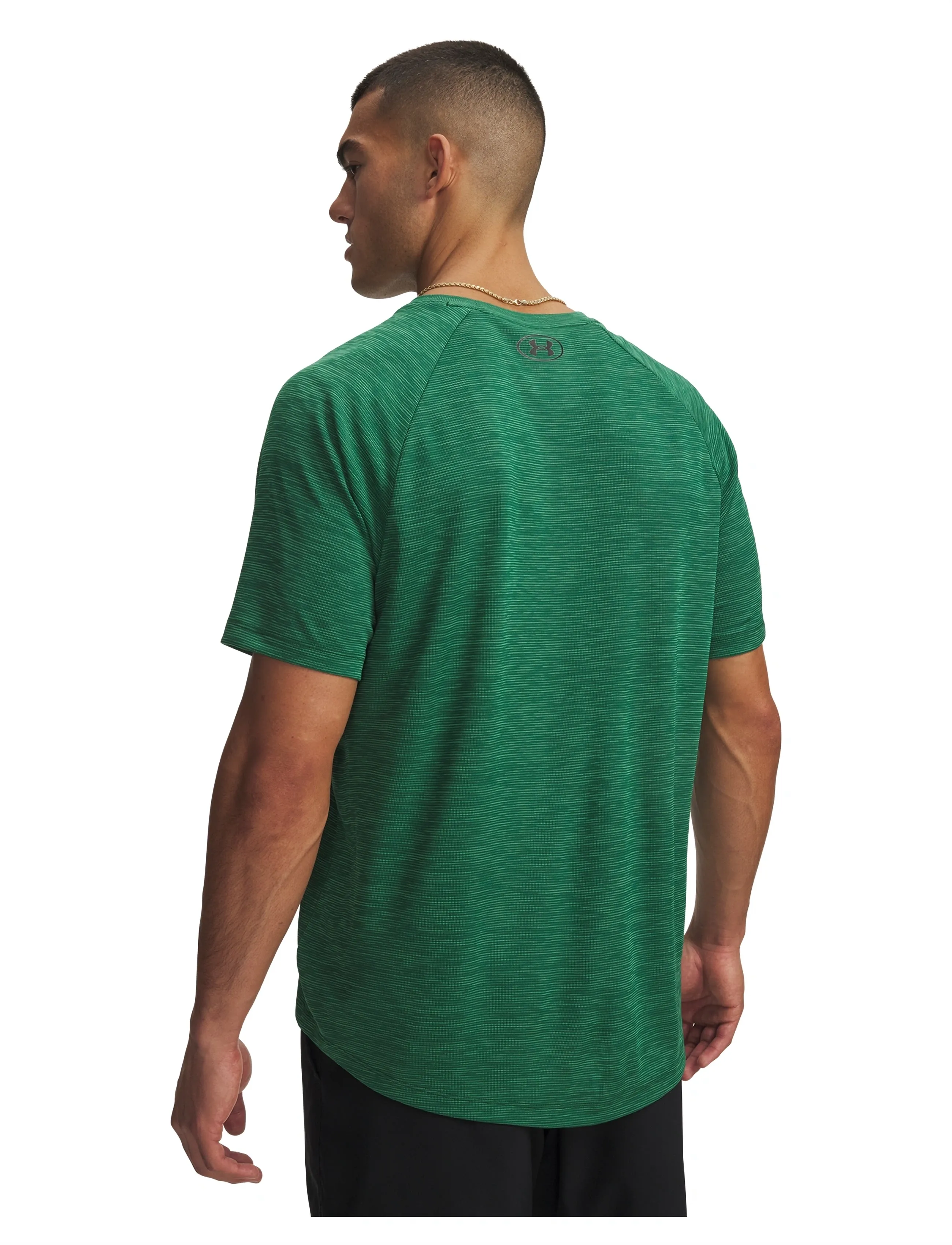 Under Armour - UA Tech Textured SS - t-shirts - campus ivy - 3