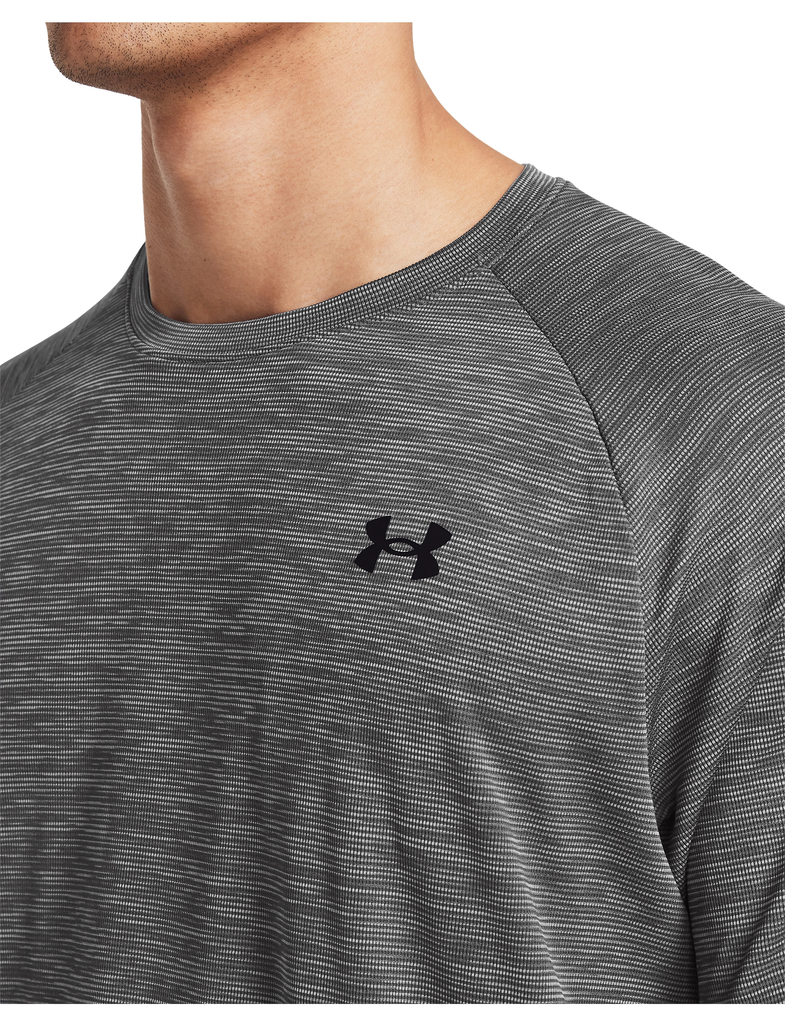 Under Armour - UA Tech Textured SS - laveste priser - castlerock - 4