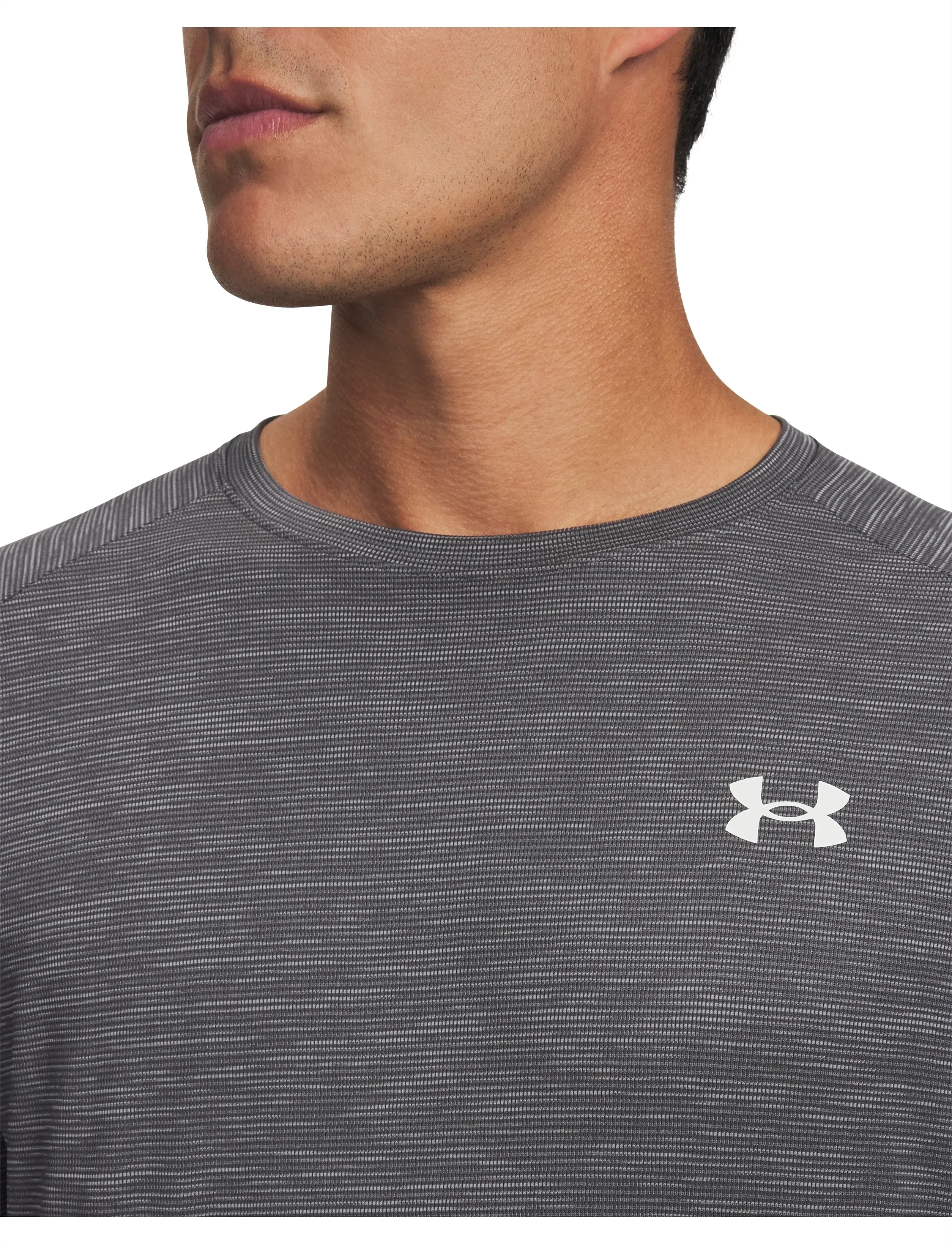 Under Armour - UA Tech Textured SS - t-shirts - castlerock - 4