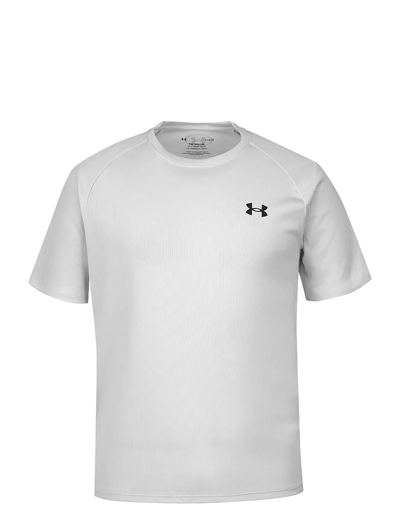 Under Armour - UA Tech Textured SS - t-shirts - distant gray - 1