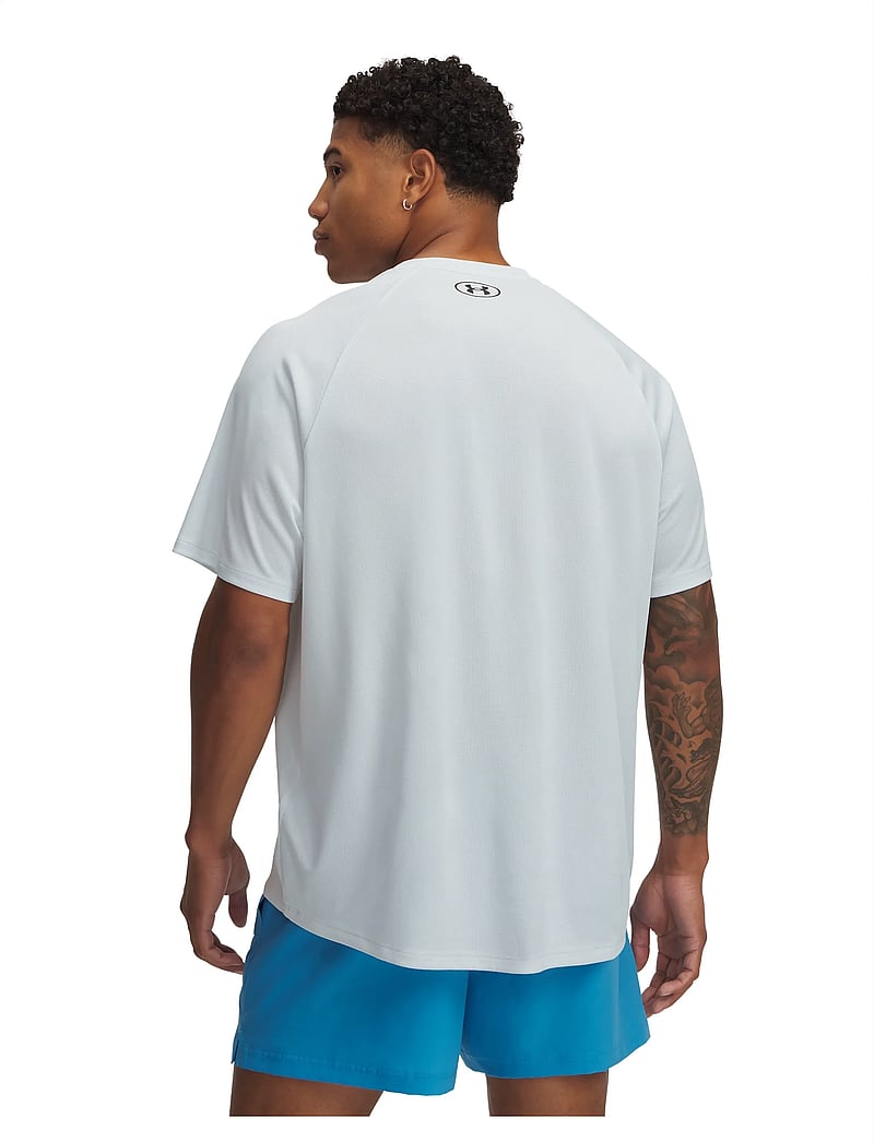 Under Armour - UA Tech Textured SS - t-shirts - distant gray - 3