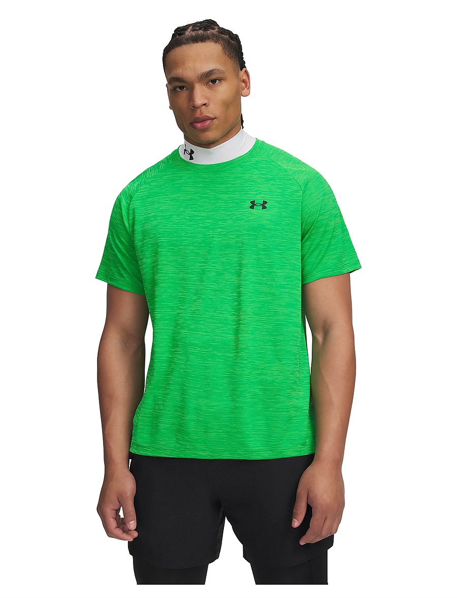 Under Armour - UA Tech Textured SS - t-shirts - geode green - 0