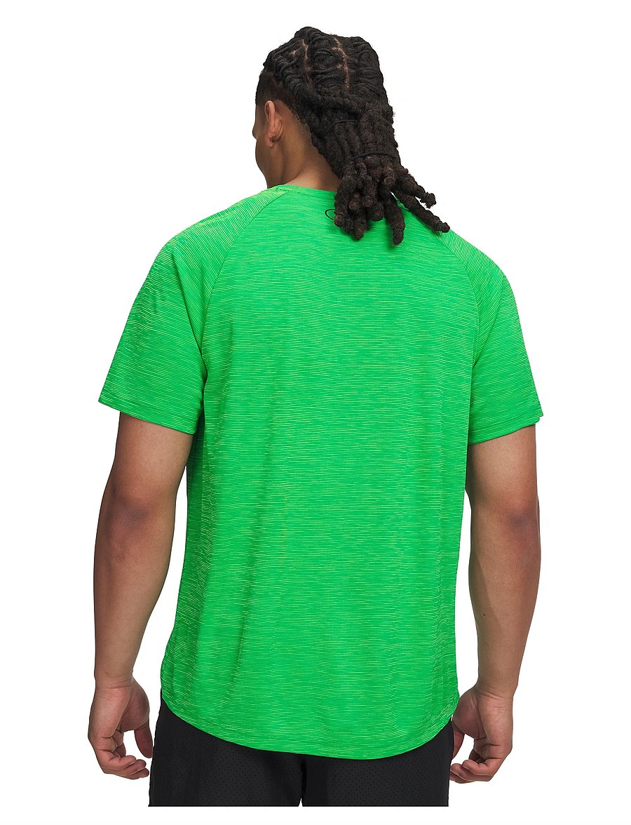 Under Armour - UA Tech Textured SS - t-shirts - geode green - 3