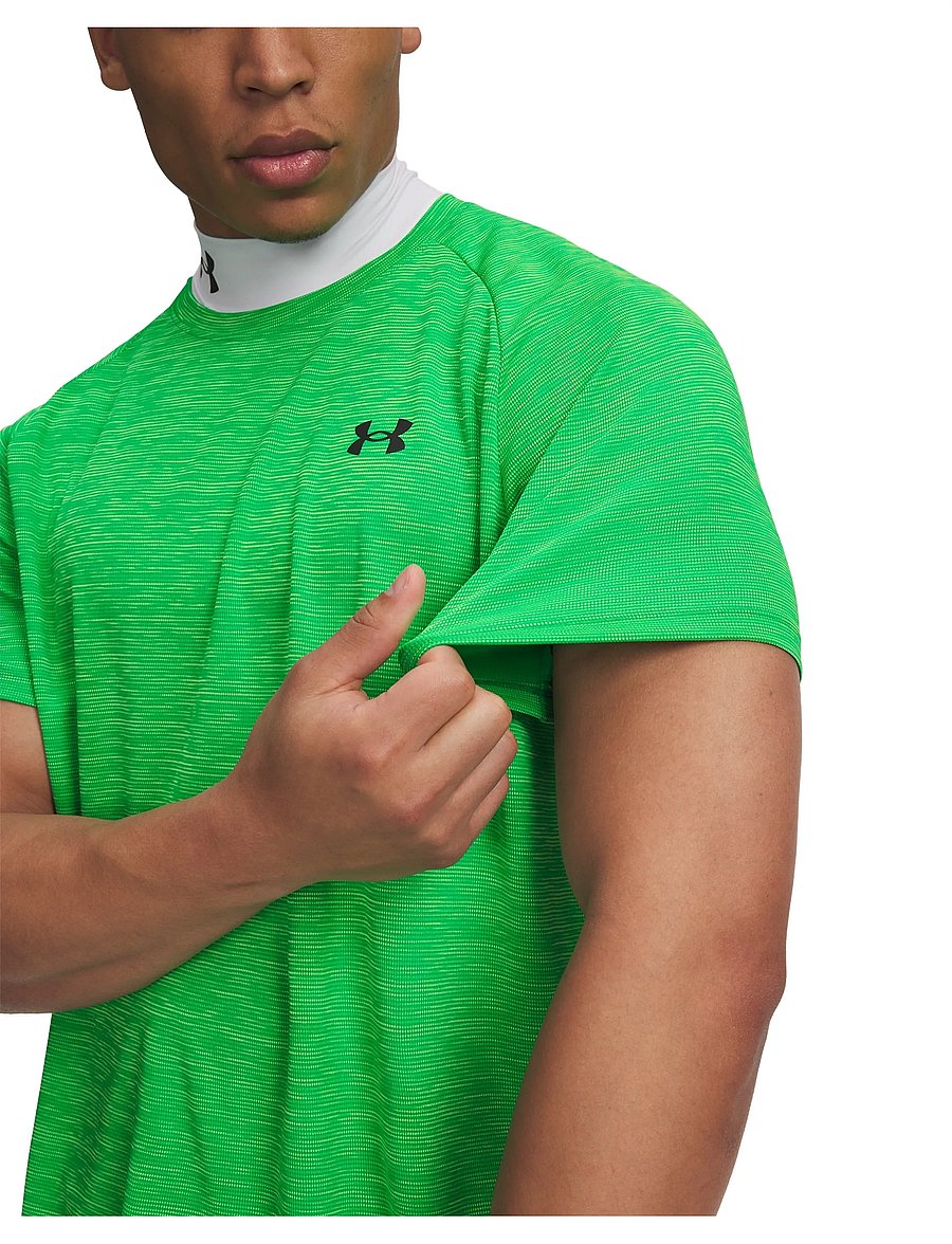 Under Armour - UA Tech Textured SS - t-shirts - geode green - 4
