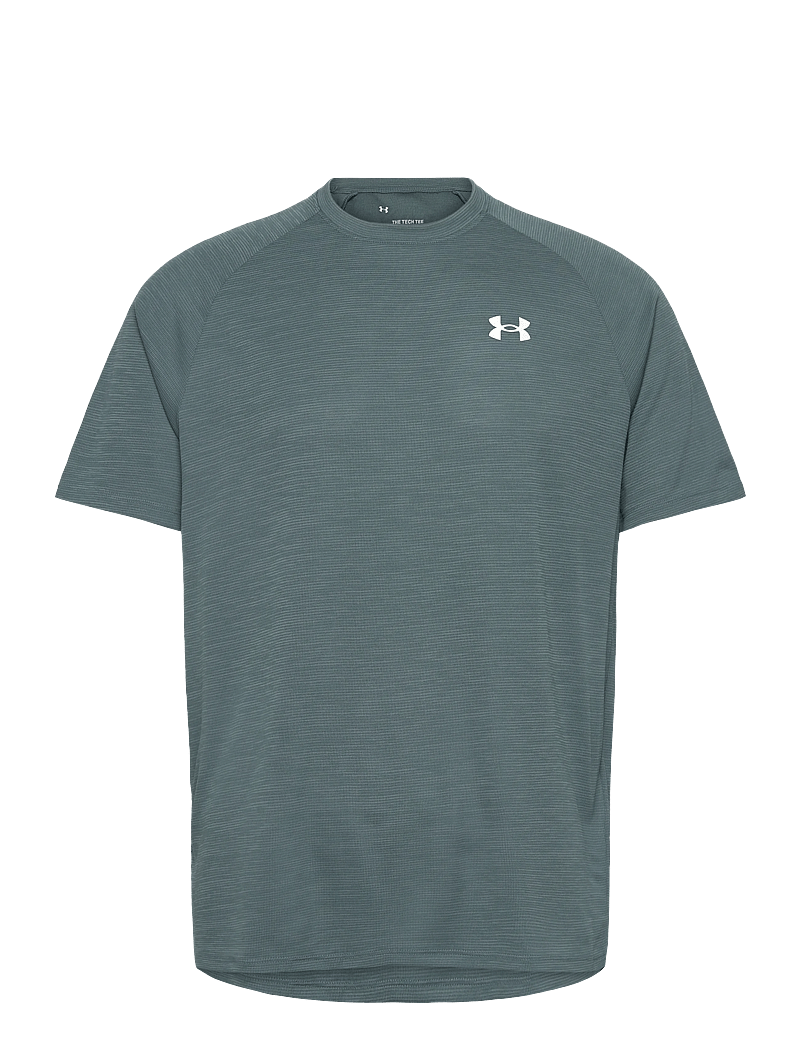 Under Armour - UA Tech Textured SS - t-shirts - jasper blue - 1