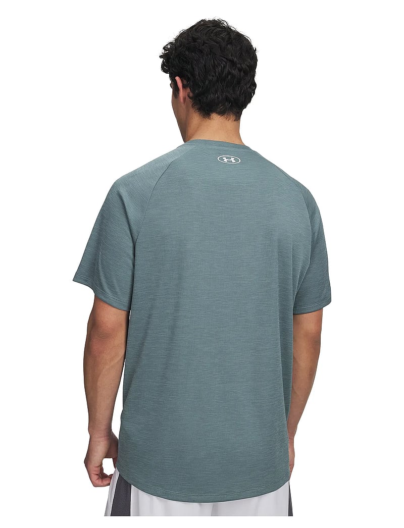 Under Armour - UA Tech Textured SS - t-shirts - jasper blue - 3