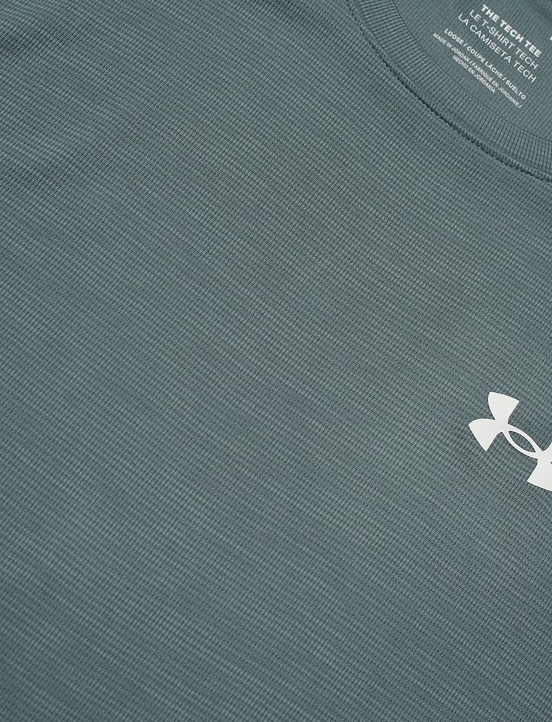 Under Armour - UA Tech Textured SS - t-shirts - jasper blue - 4