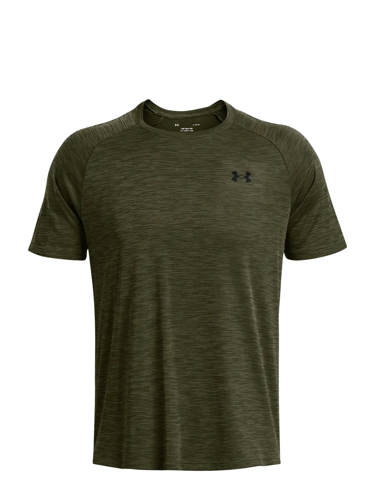Under Armour UA Tech Textured SS - Kurzärmelige T-Shirts - MARINE OD GREEN / khaki/green