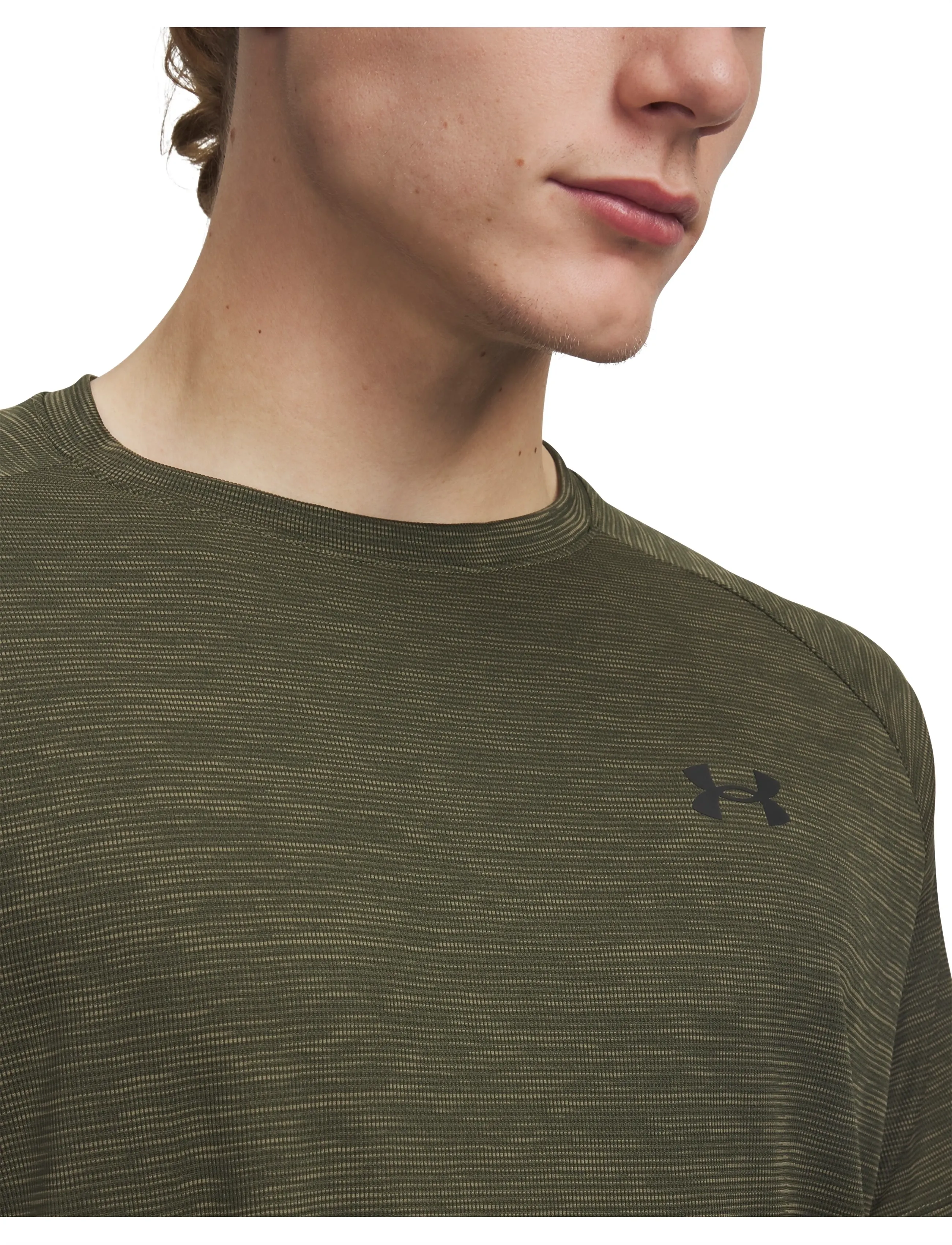 Under Armour - UA Tech Textured SS - t-shirts - marine od green - 4