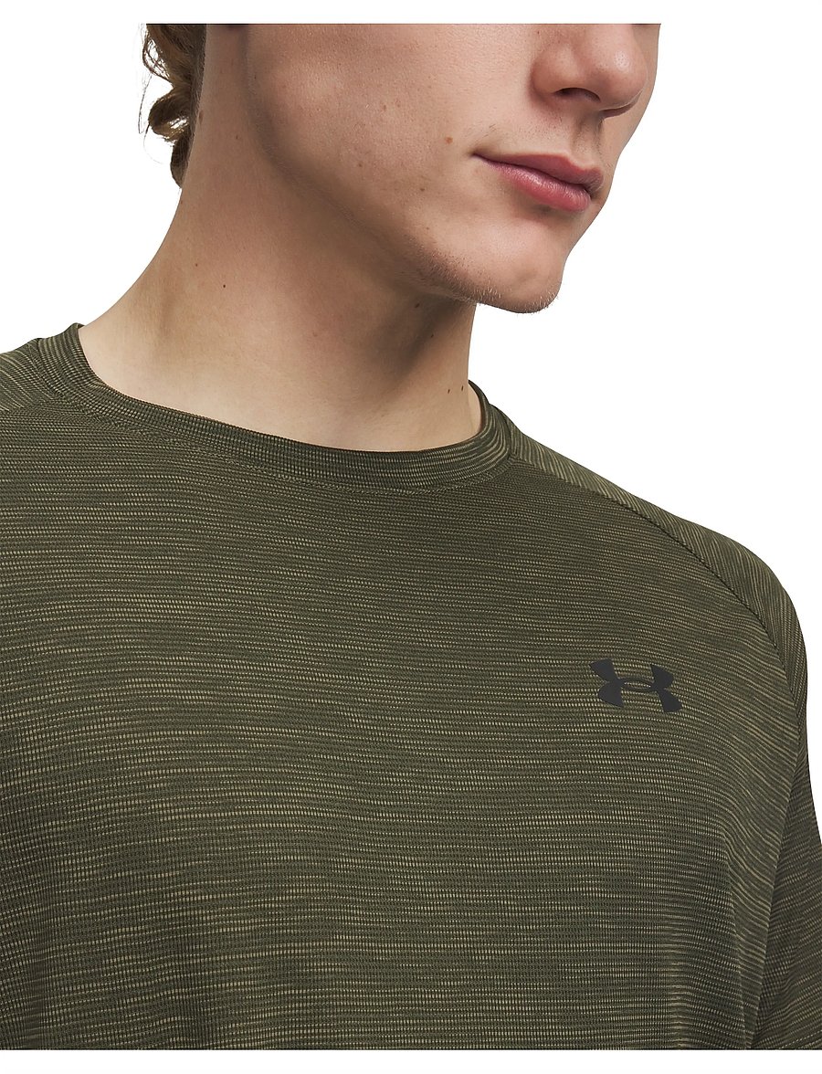 Under Armour - UA Tech Textured SS - t-shirts - marine od green - 4
