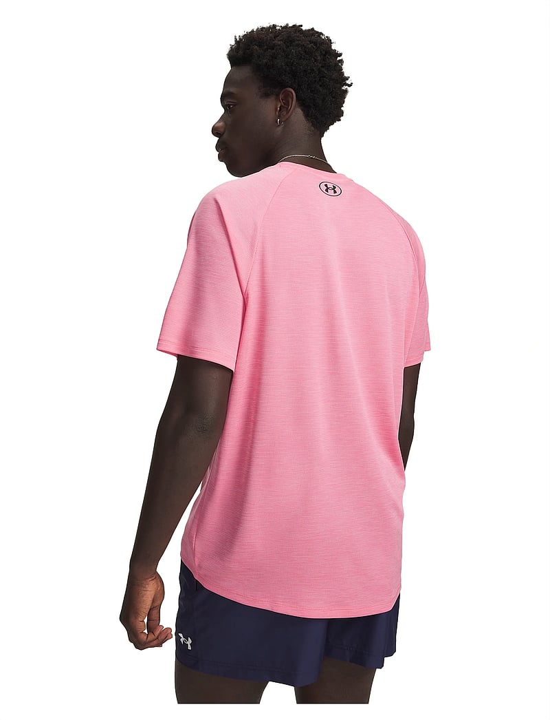 Under Armour - UA Tech Textured SS - t-shirts - prime pink - 3