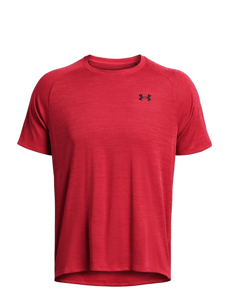 Under Armour - UA Tech Textured SS - t-shirts - red - 1