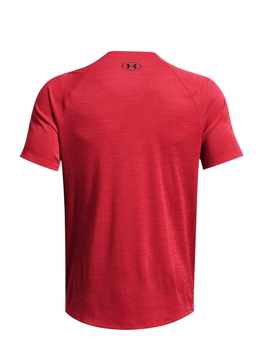 Under Armour - UA Tech Textured SS - t-shirts - red - 2