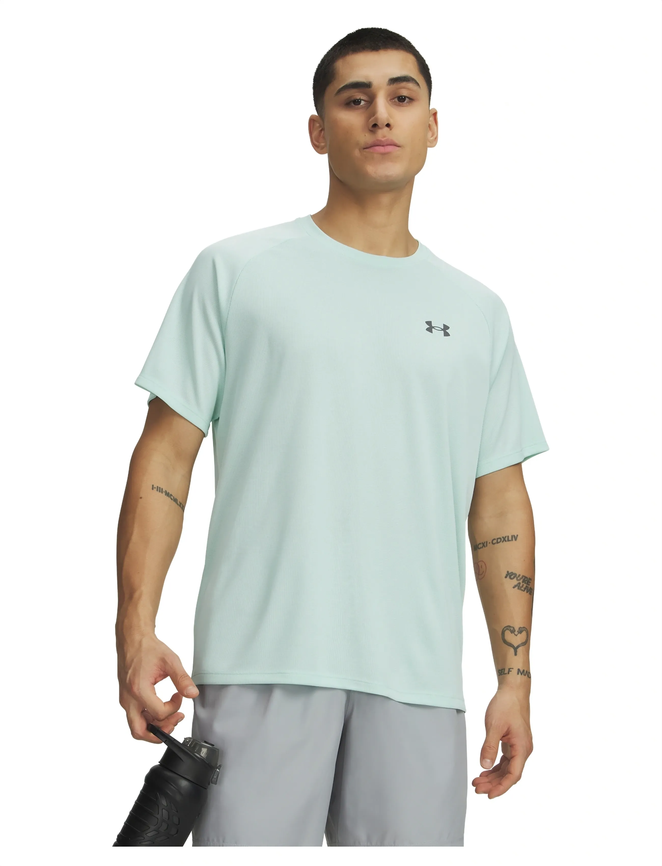 Under Armour - UA Tech Textured SS - t-shirts - refresh mint - 0
