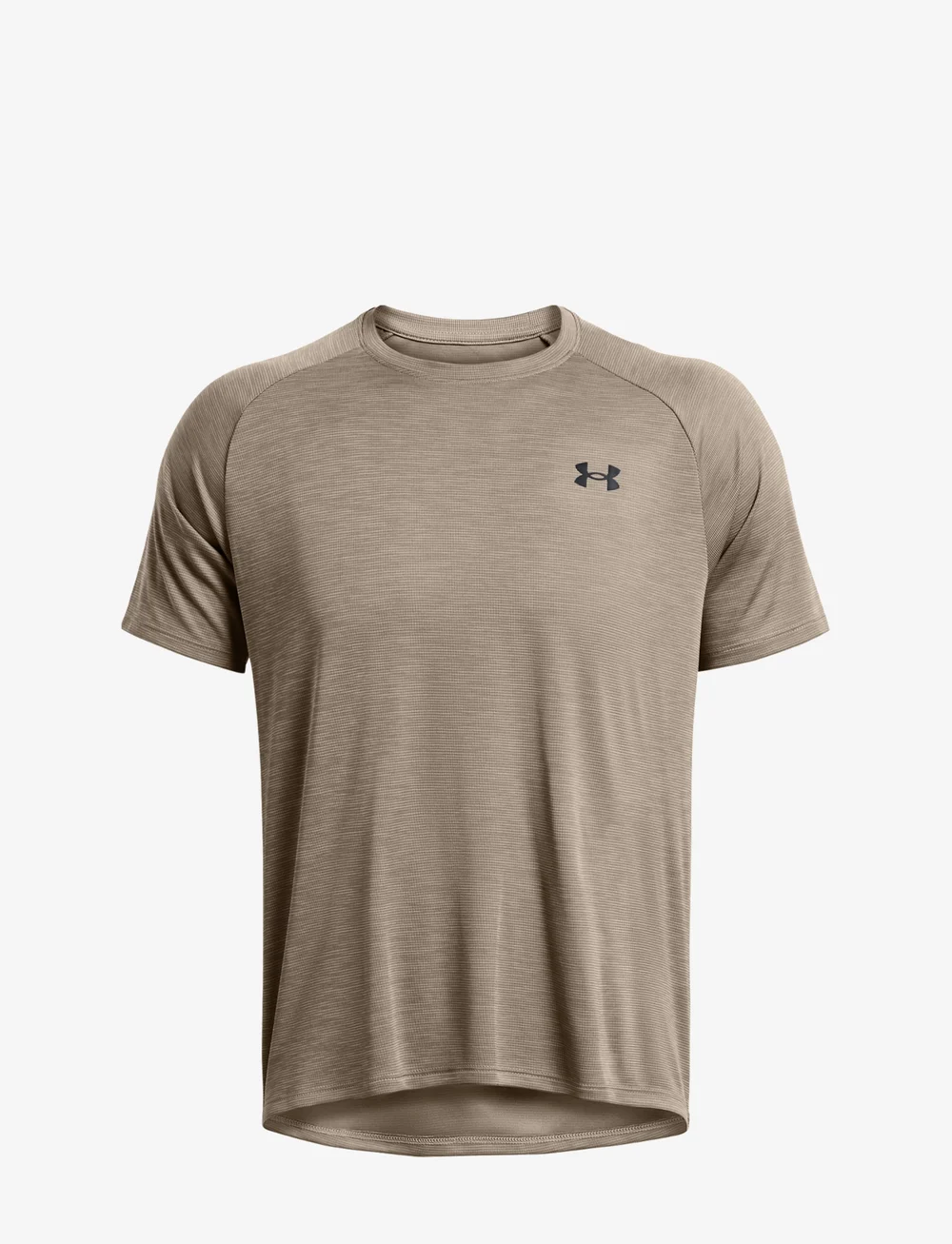 Under Armour - UA Tech Textured SS - t-shirts - taupe dusk - 1