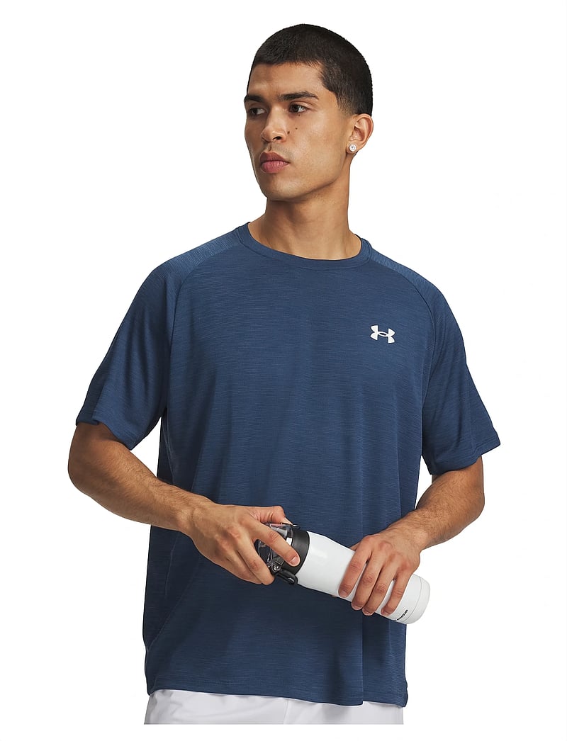 Under Armour - UA Tech Textured SS - t-shirts - wham blue - 0