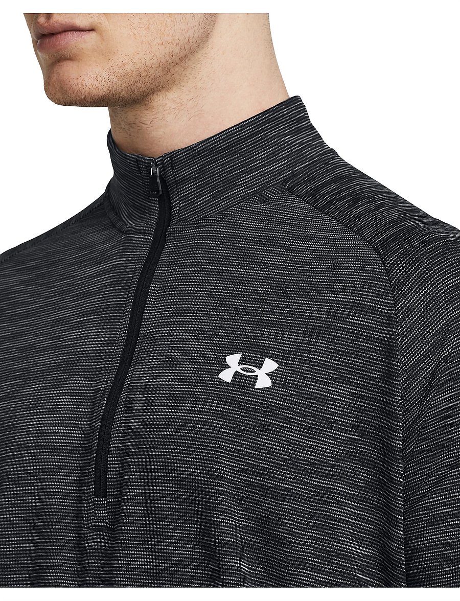 Under Armour - UA Tech Textured 1/2 Zip - fleece & midlayer - black - 4