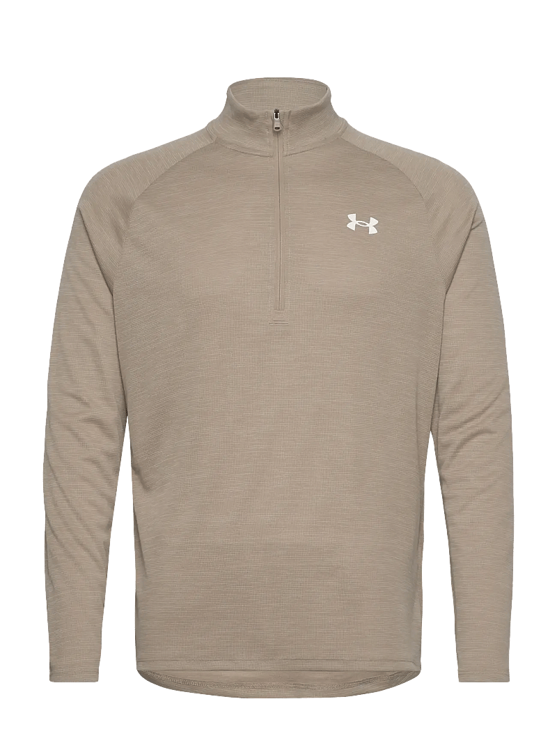 Under Armour - UA Tech Textured 1/2 Zip - sweatshirts - city khaki - 1