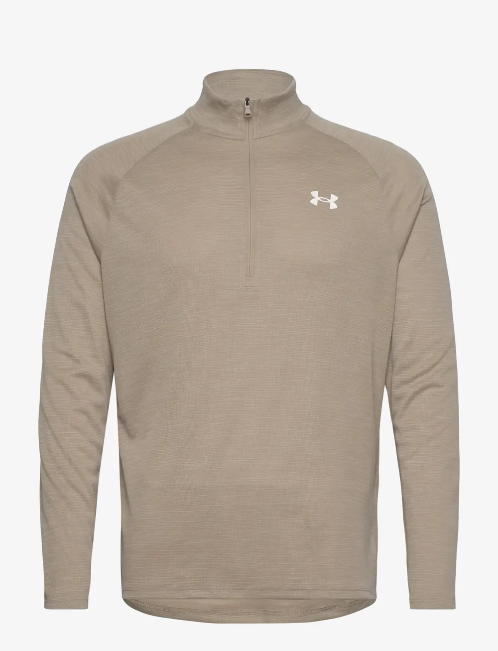 Under Armour - UA Tech Textured 1/2 Zip - sweatshirts - city khaki - 1