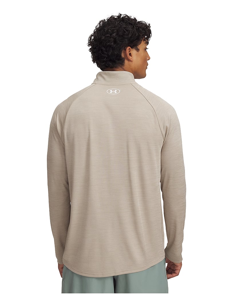 Under Armour - UA Tech Textured 1/2 Zip - sweatshirts - city khaki - 3