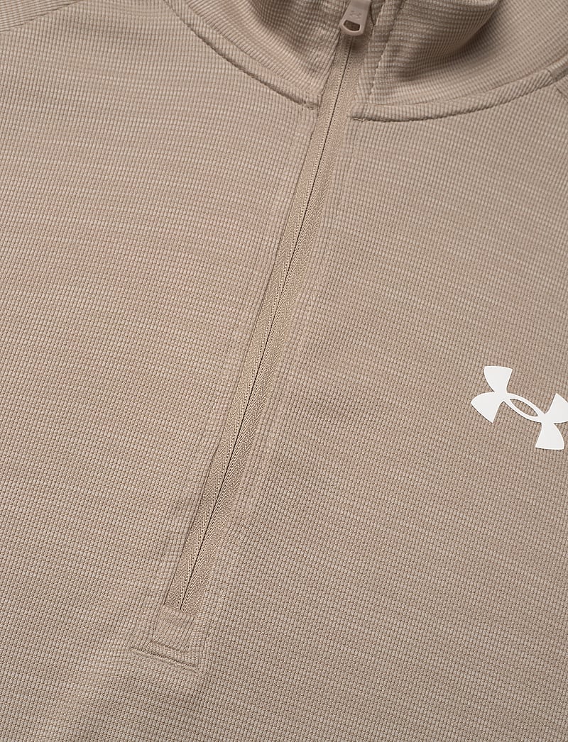 Under Armour - UA Tech Textured 1/2 Zip - sweatshirts - city khaki - 4