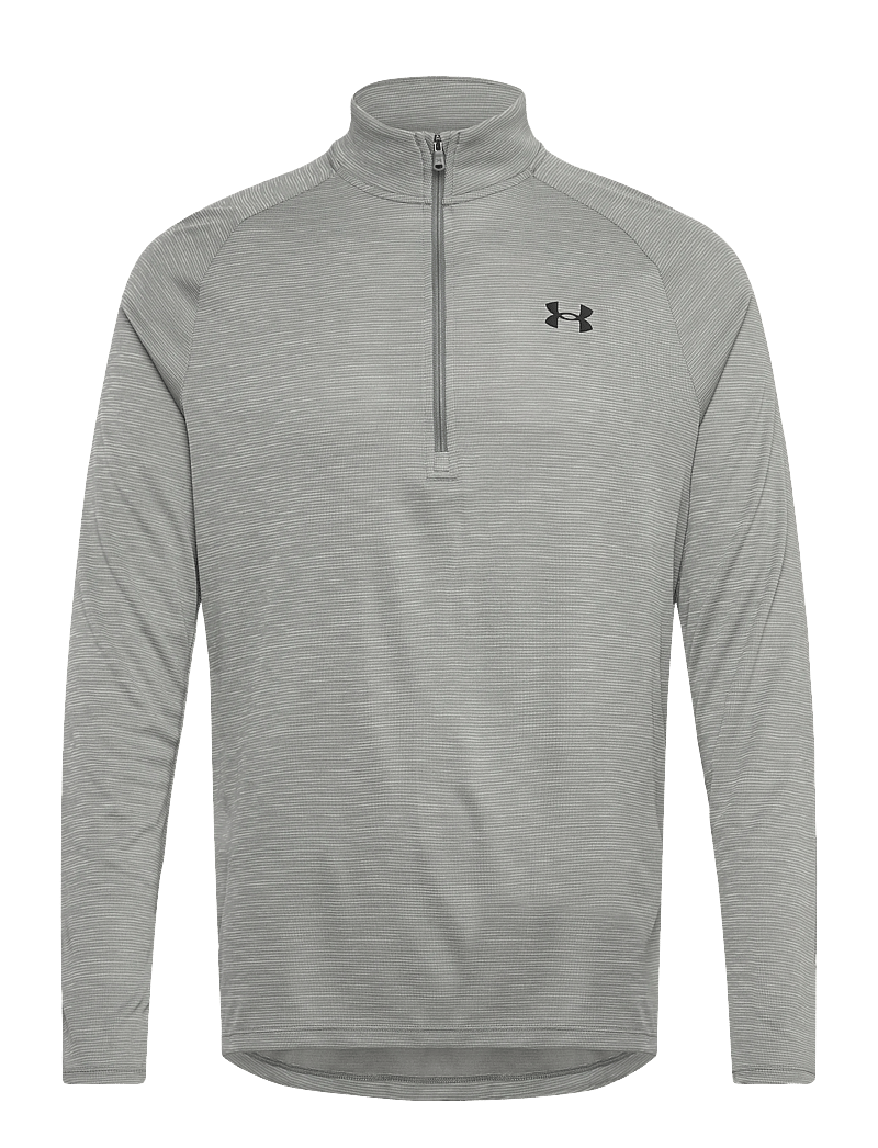 Under Armour - UA Tech Textured 1/2 Zip - langærmede t-shirts - clay green - 1
