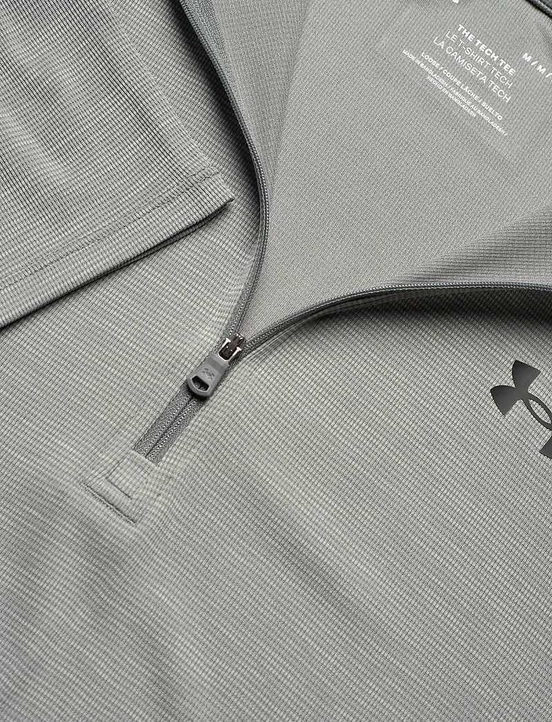 Under Armour - UA Tech Textured 1/2 Zip - langærmede t-shirts - clay green - 5
