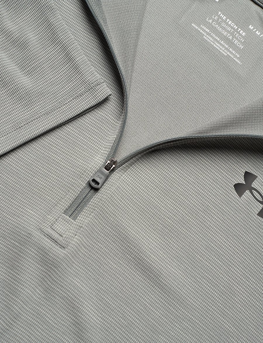 Under Armour - UA Tech Textured 1/2 Zip - fleece & mellanlager - clay green - 5