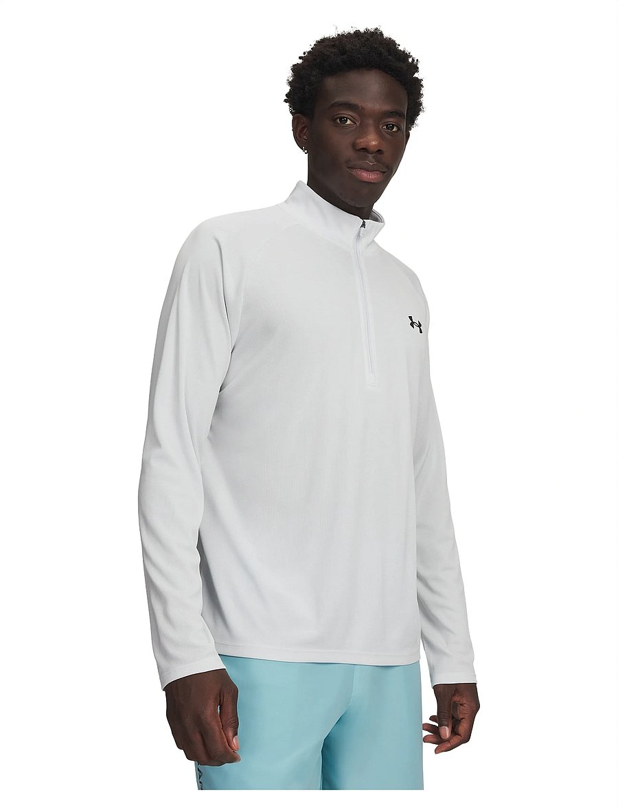 Under Armour - UA Tech Textured 1/2 Zip - kampsunid ja vahekihid - distant gray - 0