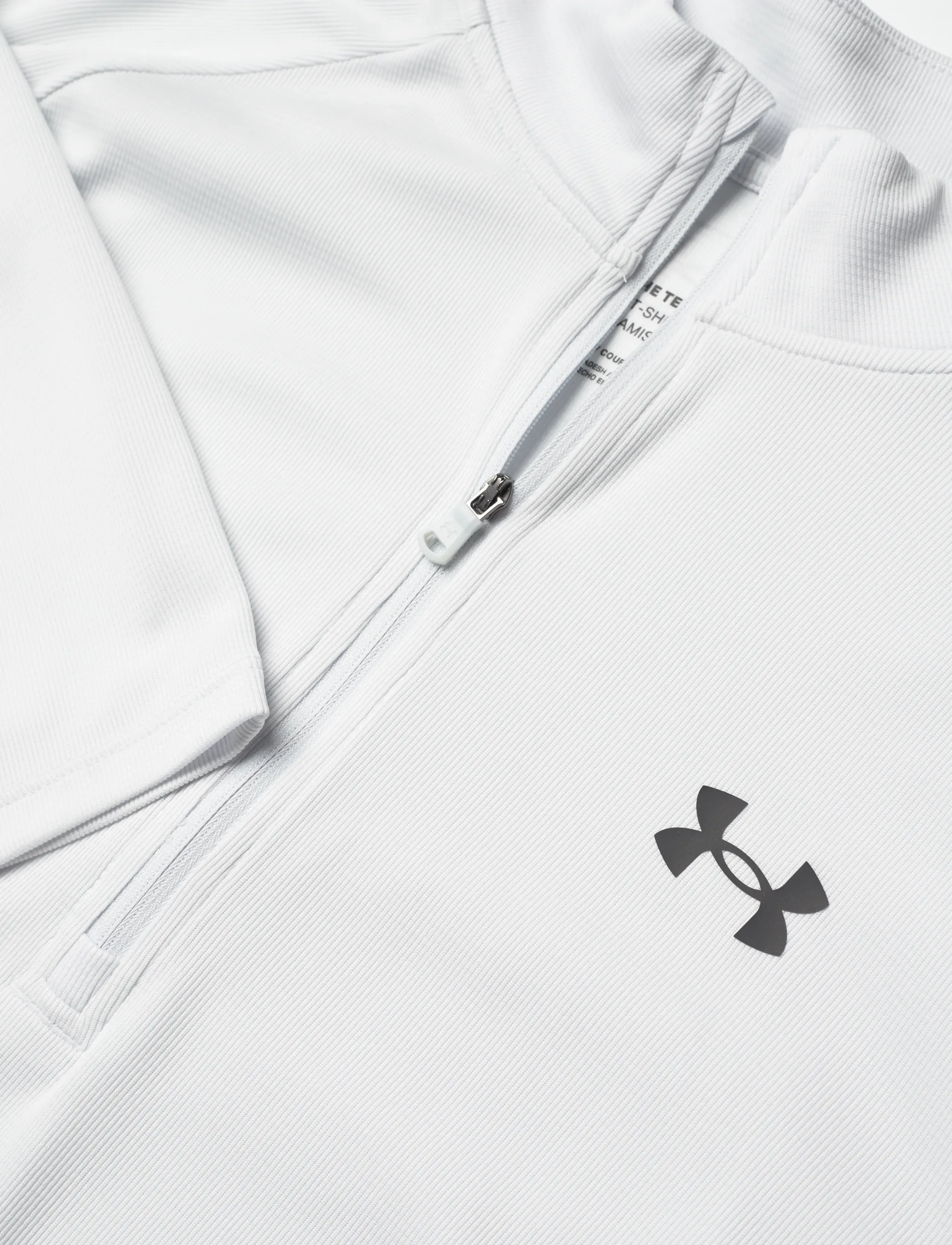 Under Armour - UA Tech Textured 1/2 Zip - fleece & mellanlager - distant gray - 5