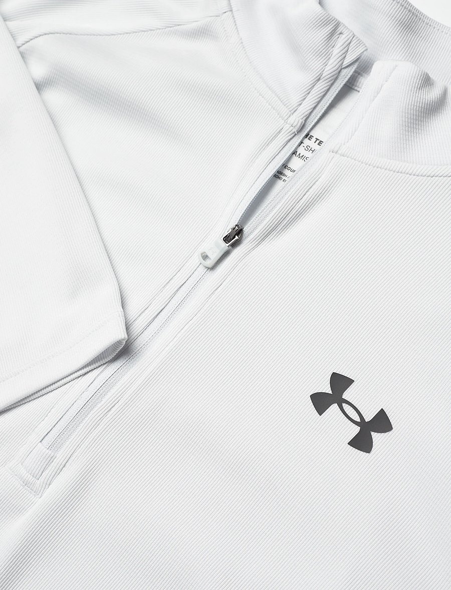 Under Armour - UA Tech Textured 1/2 Zip - kampsunid ja vahekihid - distant gray - 5