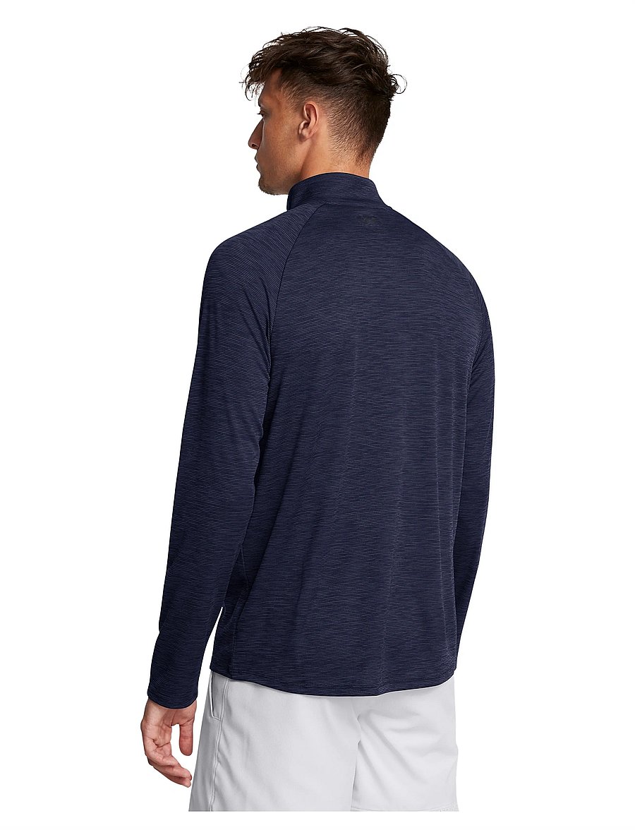 Under Armour - UA Tech Textured 1/2 Zip - fleece og mellemlag - midnight navy - 3