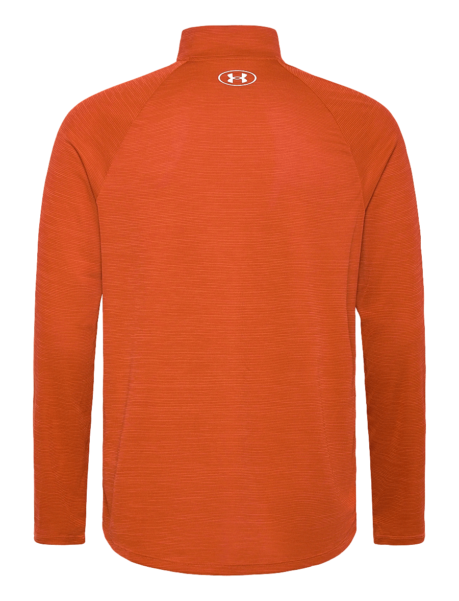 Under Armour - UA Tech Textured 1/2 Zip - fleece & midlayer - orange base - 1