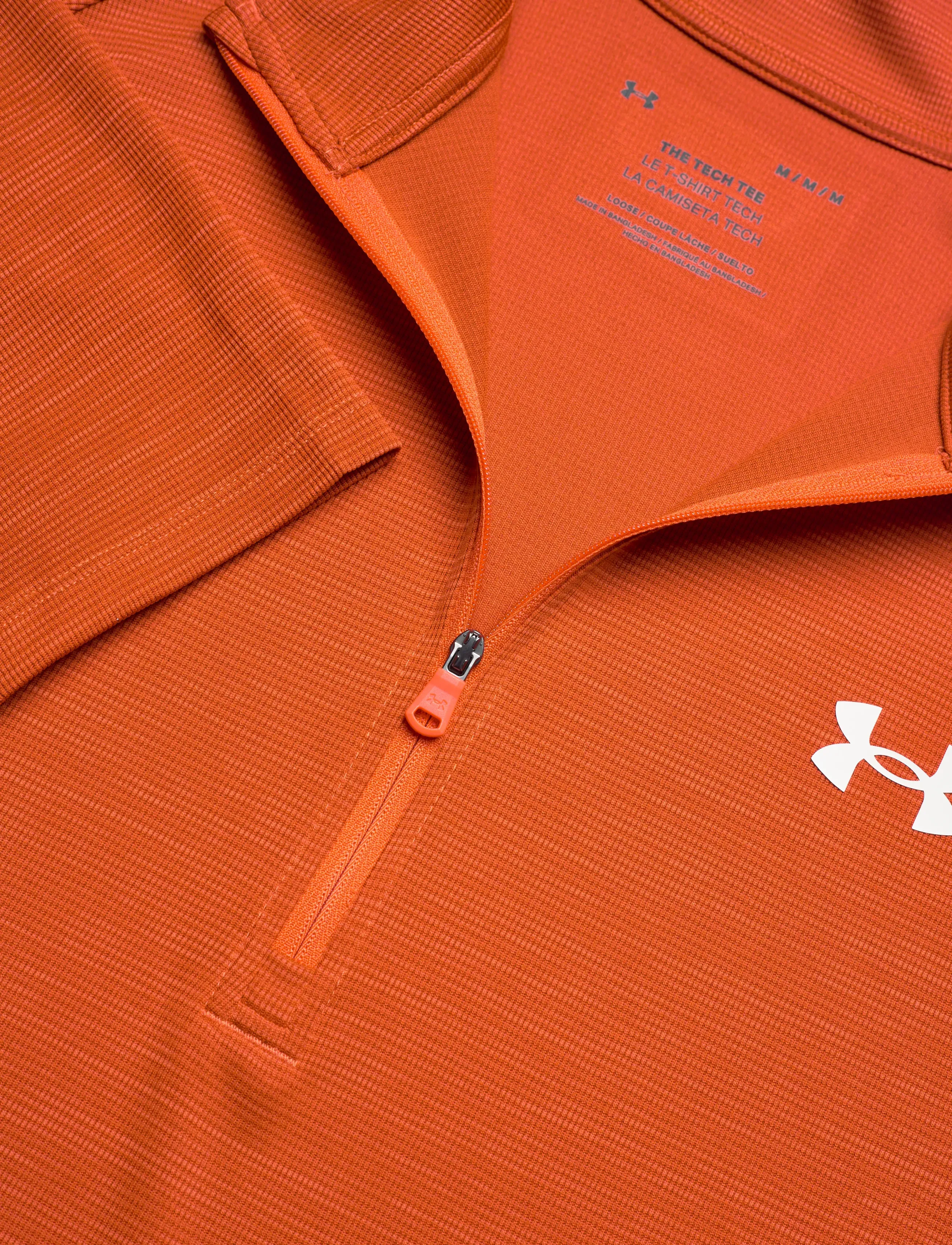 Under Armour - UA Tech Textured 1/2 Zip - flīss - orange base - 2