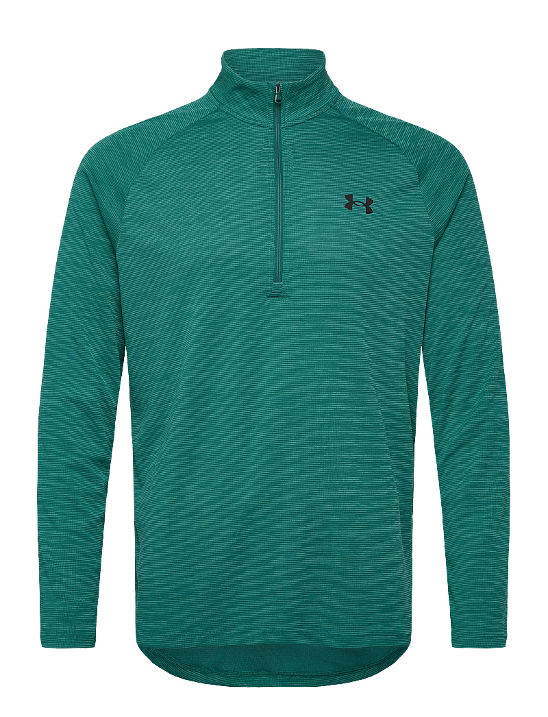 Under Armour - UA Tech Textured 1/2 Zip - langærmede t-shirts - rack green - 1