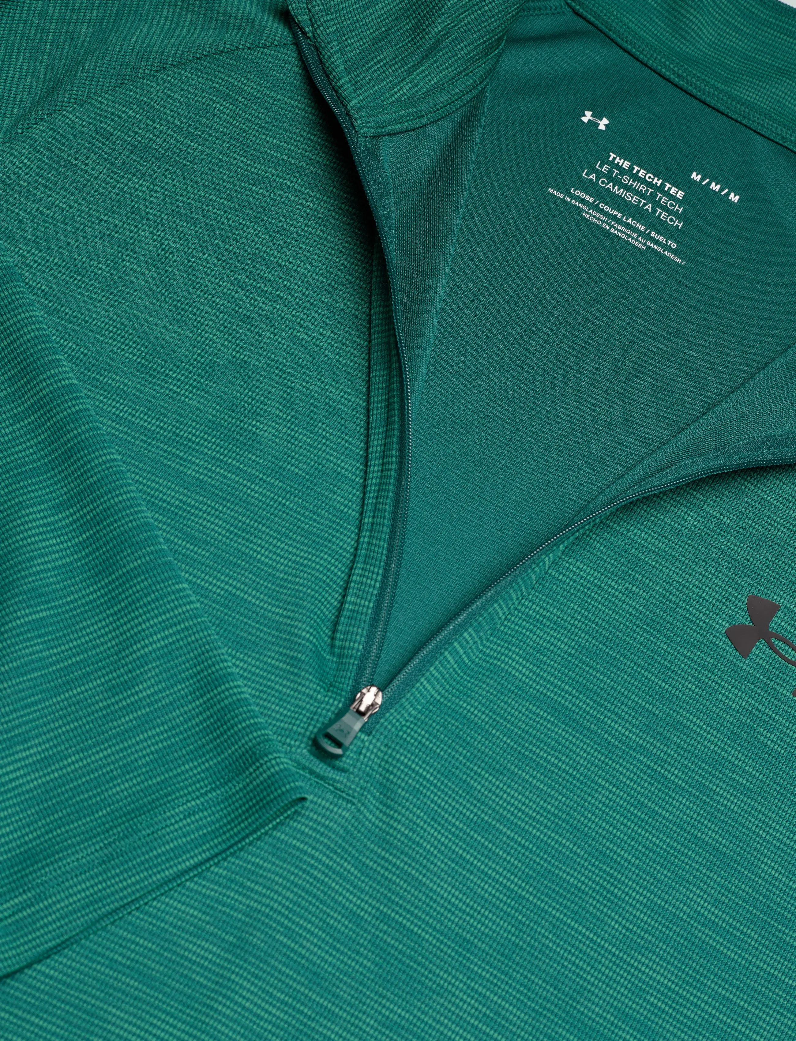 Under Armour - UA Tech Textured 1/2 Zip - fleece & midlayer - rack green - 5