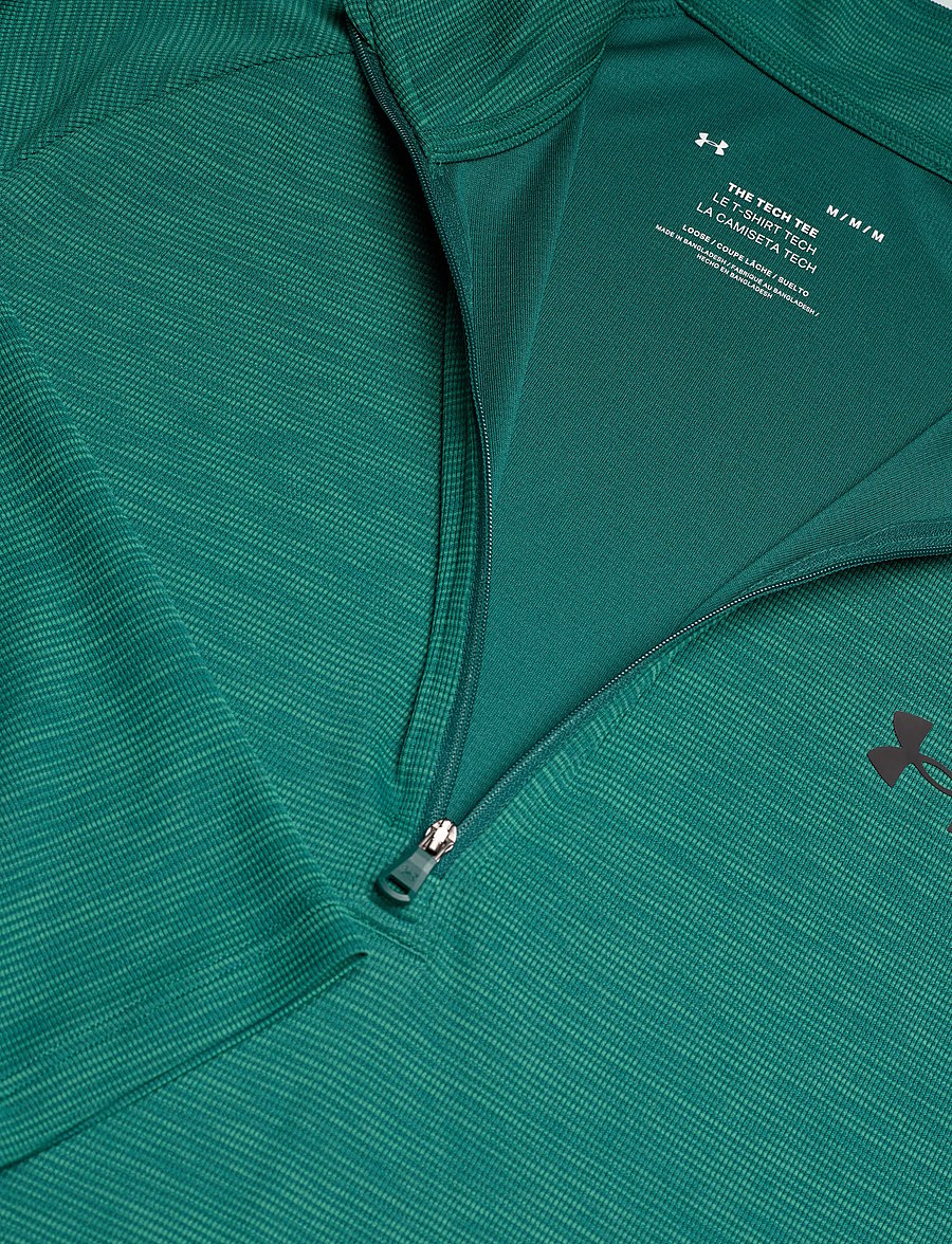 Under Armour - UA Tech Textured 1/2 Zip - fleece & mellanlager - rack green - 5