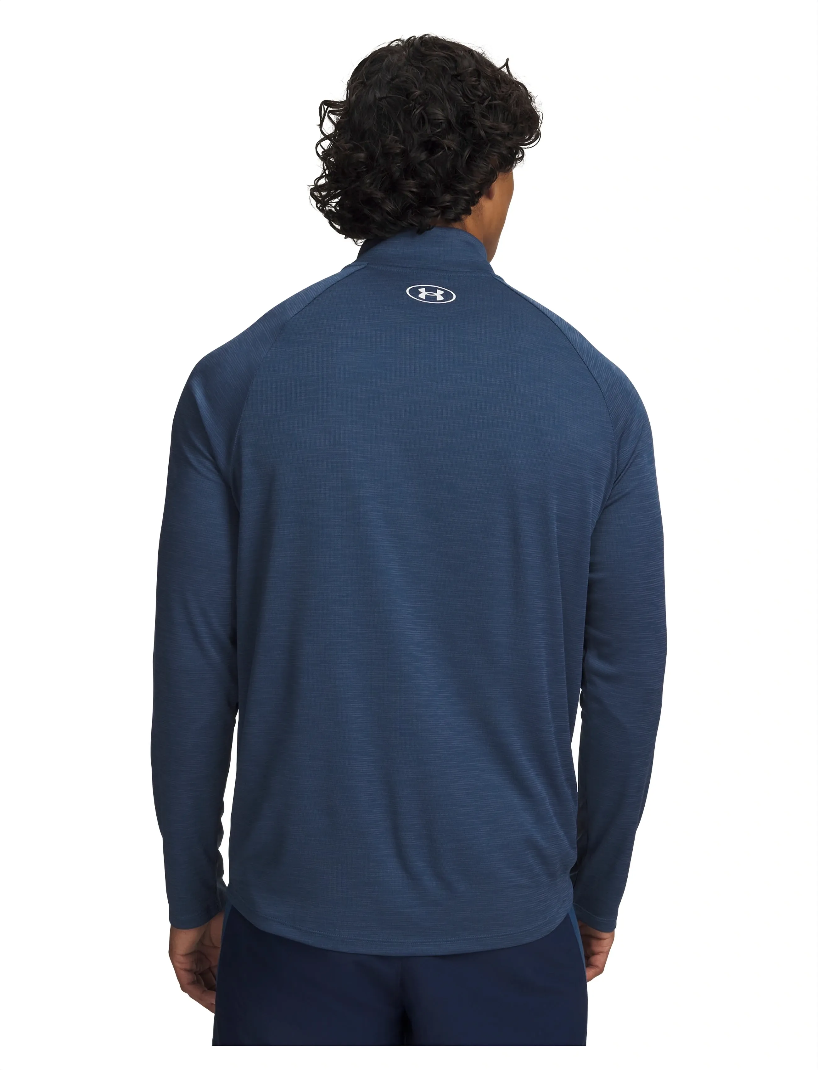 Under Armour - UA Tech Textured 1/2 Zip - fleece og mellemlag - wham blue - 3