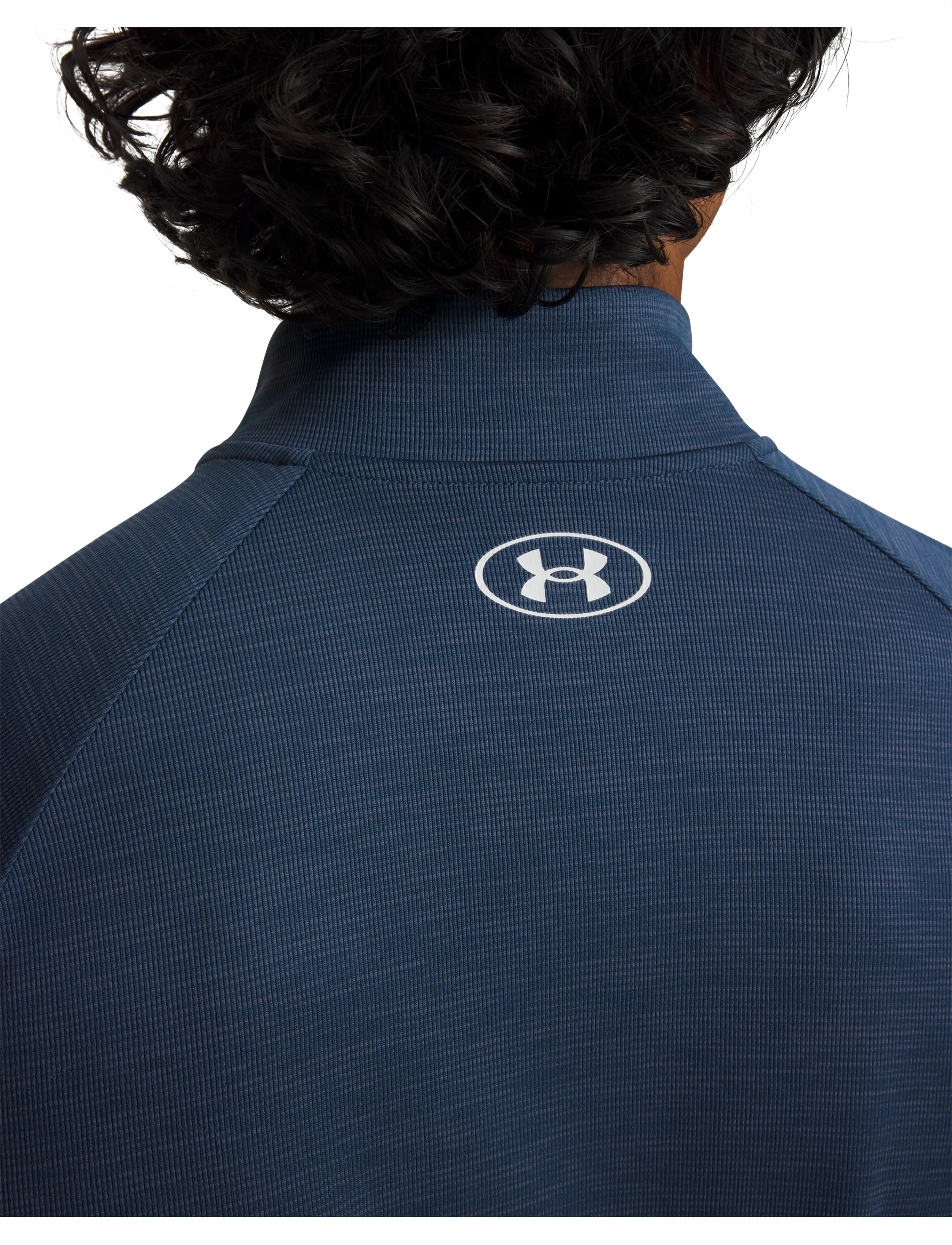 Under Armour - UA Tech Textured 1/2 Zip - fleece og mellemlag - wham blue - 4