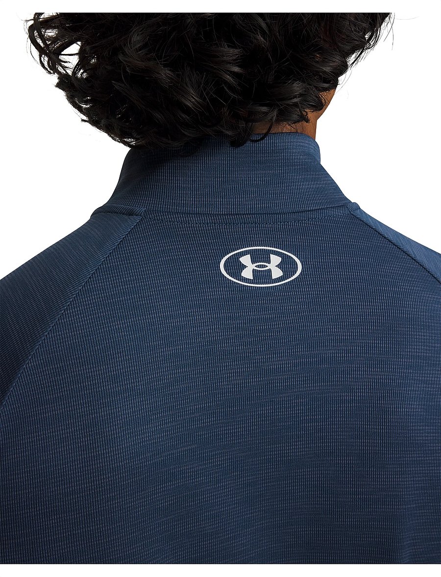 Under Armour - UA Tech Textured 1/2 Zip - fleece & mellanlager - wham blue - 4