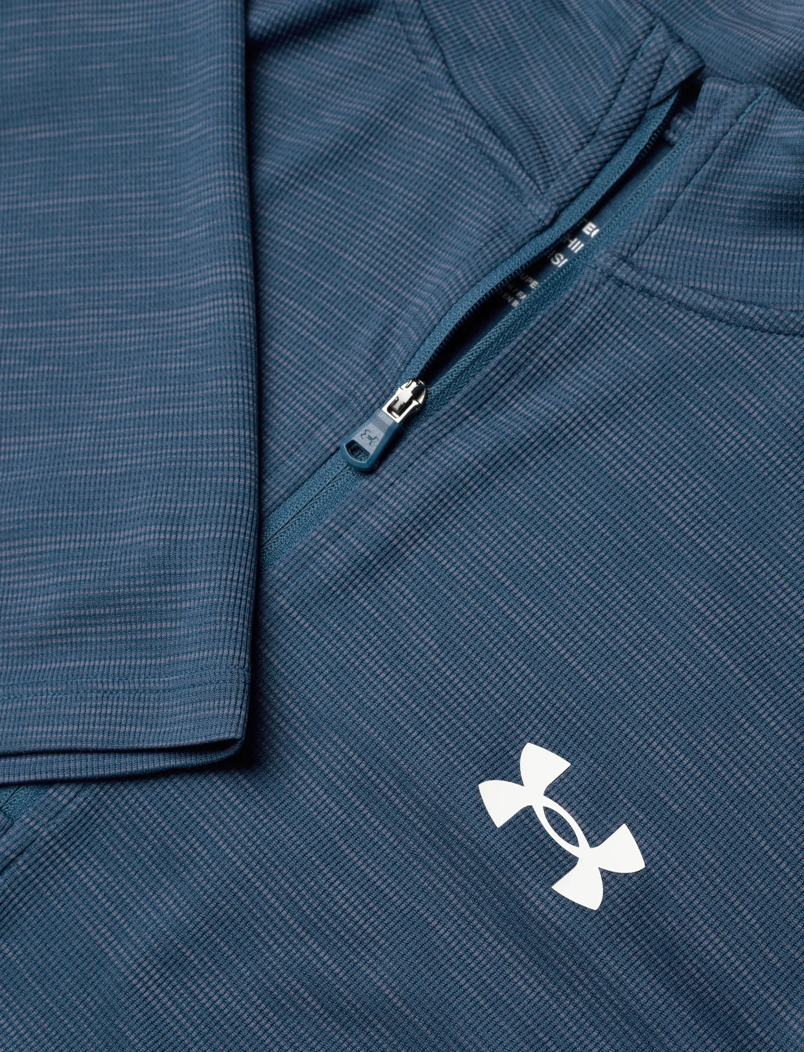 Under Armour - UA Tech Textured 1/2 Zip - fleece og mellemlag - wham blue - 5